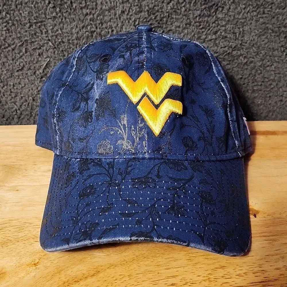 New Era WOMEN'S West Virginia Mountaineers Denim Sliderback Hat - New